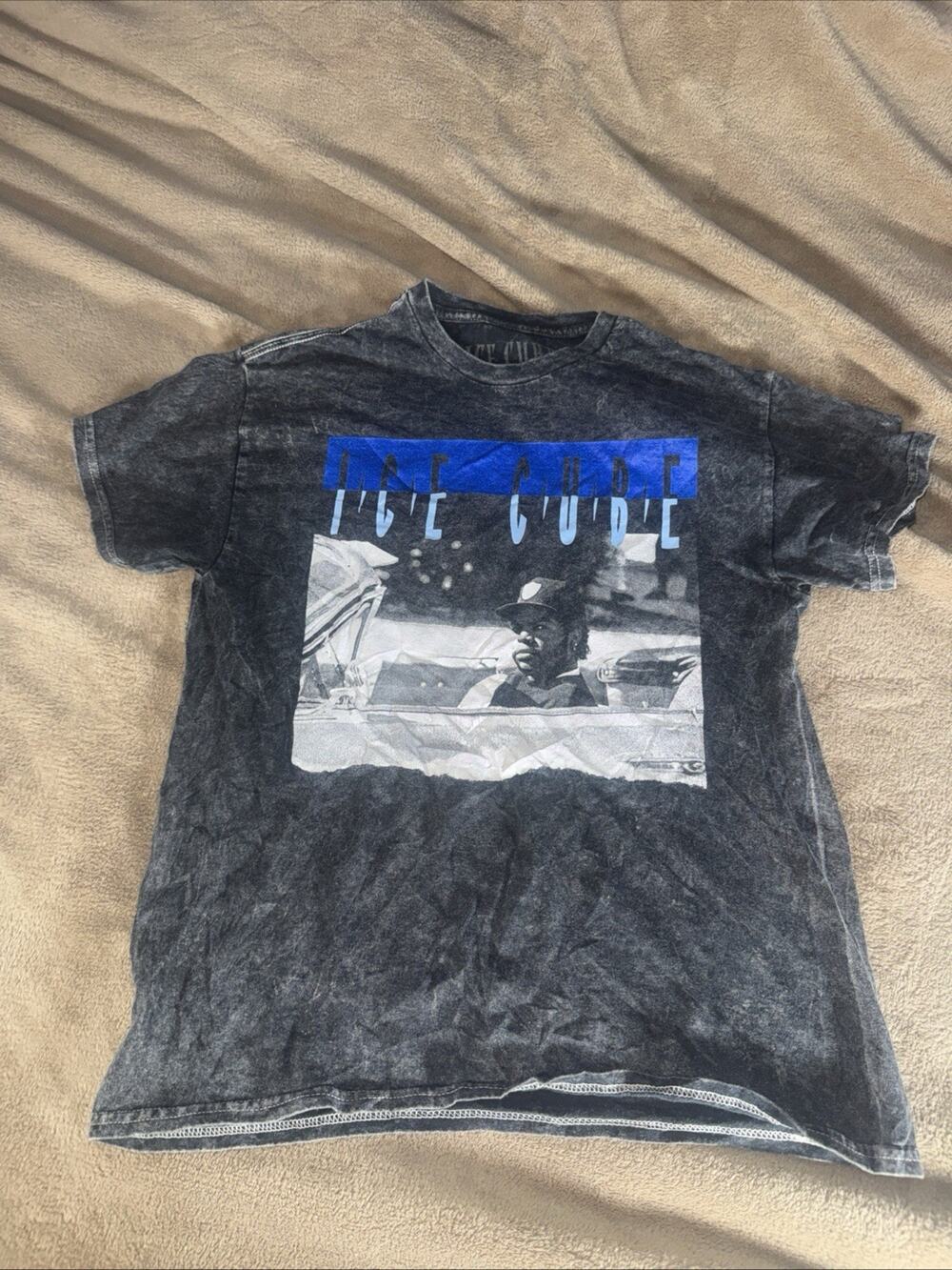 Ice Cube Faded Black/ blue Size Medium‎ #140